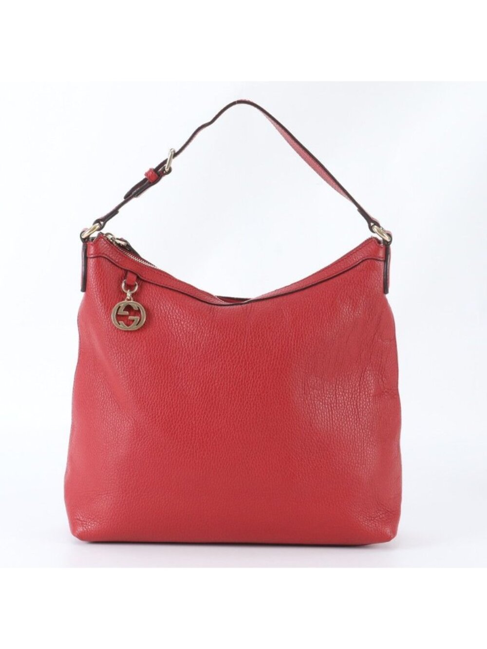 Gucci Interlocking G Leather Shoulder Bag